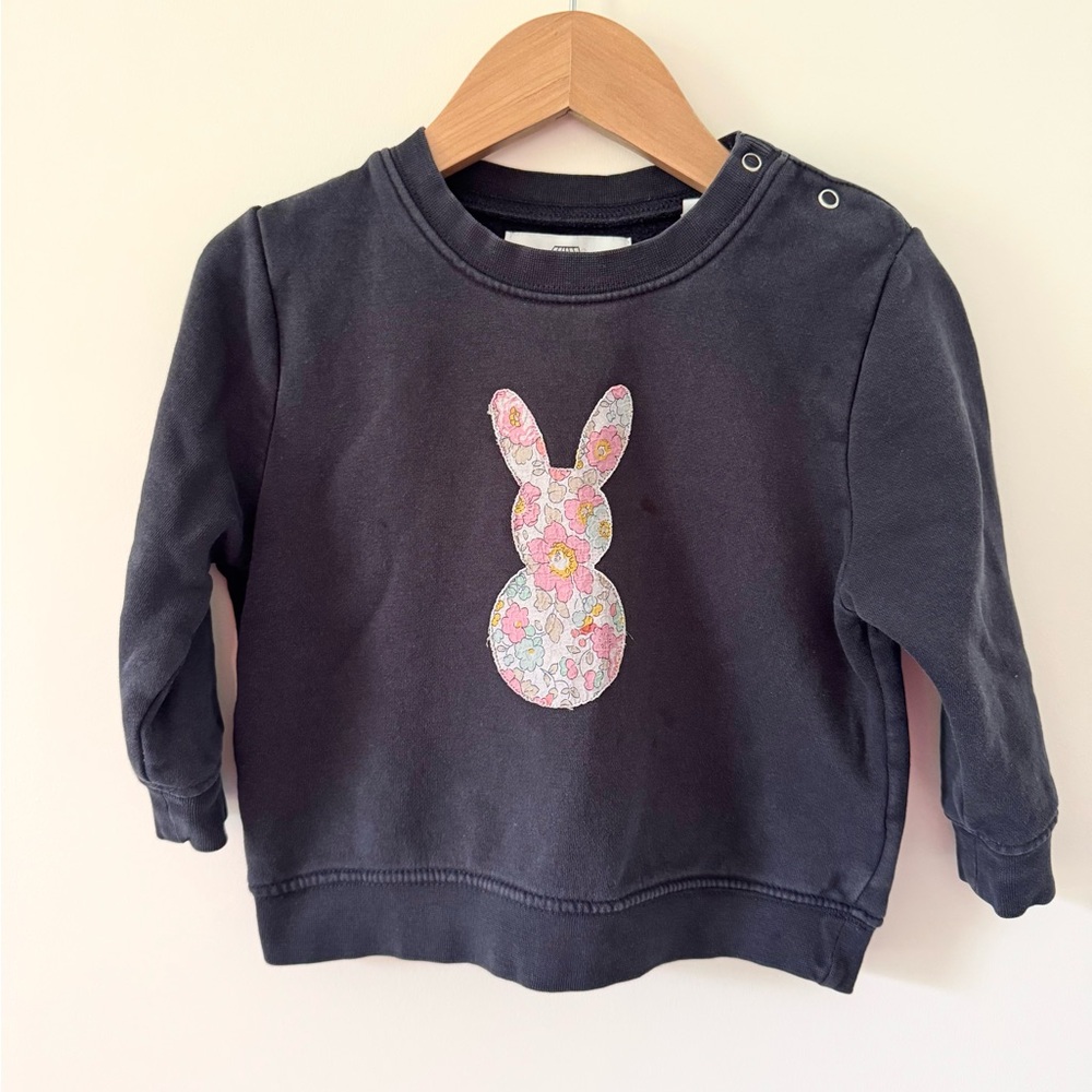 Liberty of London Bunny Kids Sweatshirt - Navy